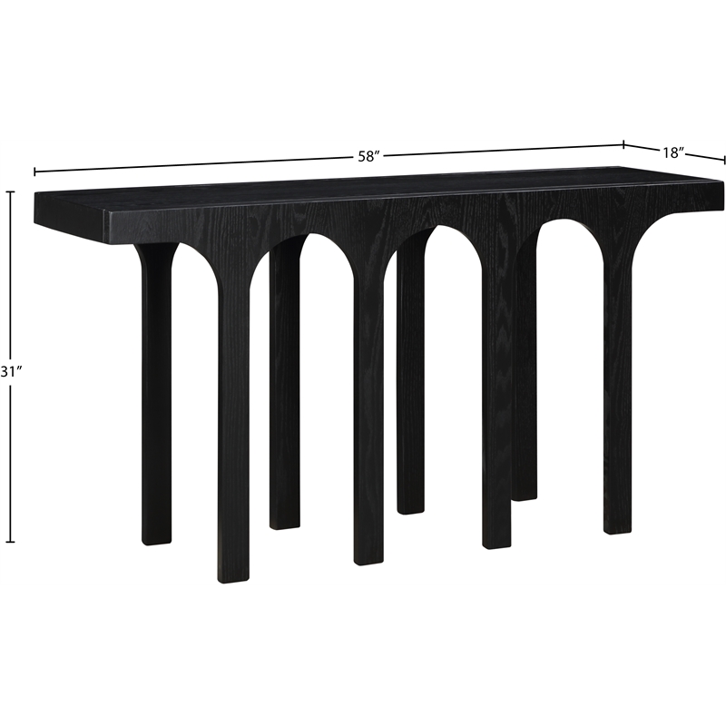 Meridian Furniture Westfield Black Console Table