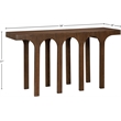 Meridian Furniture Westfield Brown Console Table