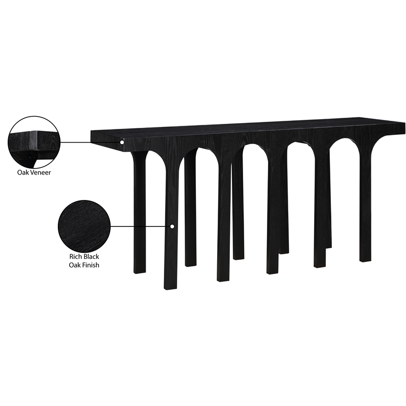 Meridian Furniture Westfield Black Console Table