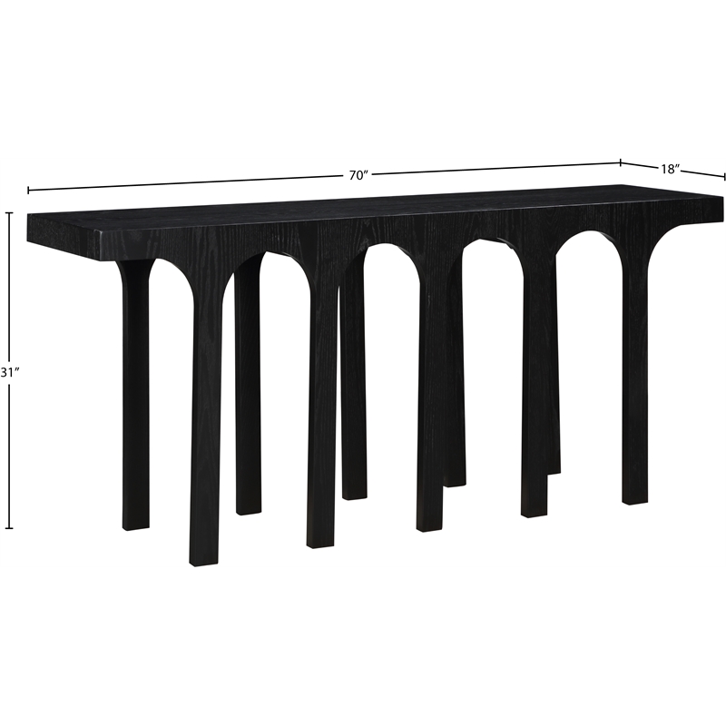 Meridian Furniture Westfield Black Console Table