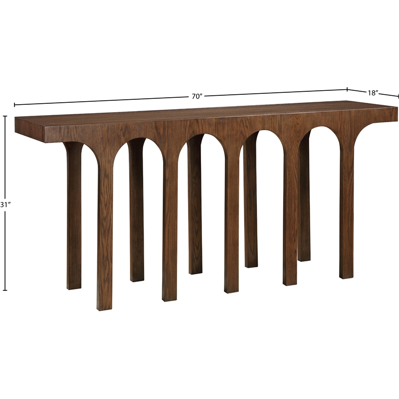Meridian Furniture Westfield Brown Console Table
