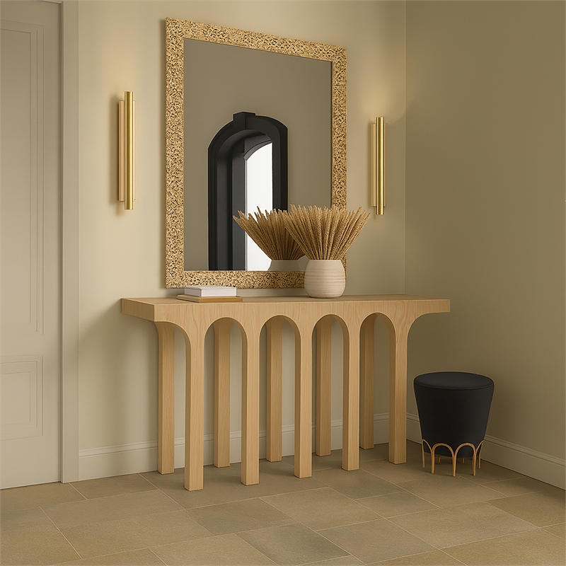 Meridian Furniture Westfield Natural Console Table