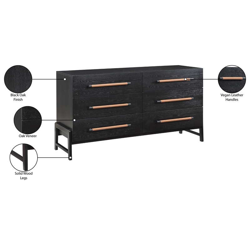 Meridian Furniture Kaya Black Dresser