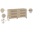 Meridian Furniture Kaya Natural Dresser