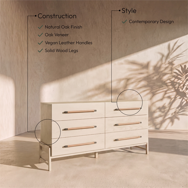 Meridian Furniture Kaya Natural Dresser