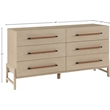 Meridian Furniture Kaya Natural Dresser