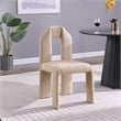Meridian Furniture Bennett Beige Boucle Fabric Dining Chair (Set of 2)