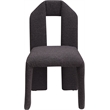 Meridian Furniture Bennett Brown Boucle Fabric Dining Chair (Set of 2)