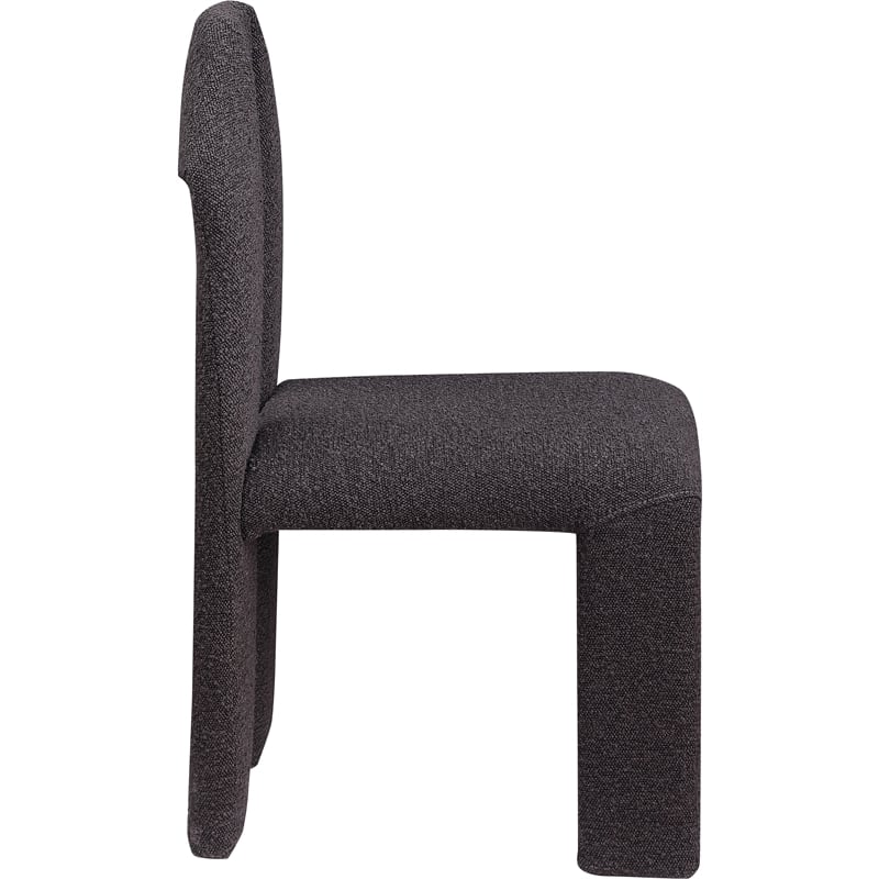 Meridian Furniture Bennett Brown Boucle Fabric Dining Chair (Set of 2)