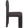 Meridian Furniture Bennett Brown Boucle Fabric Dining Chair (Set of 2)