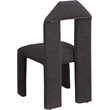 Meridian Furniture Bennett Brown Boucle Fabric Dining Chair (Set of 2)