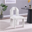 Meridian Furniture Bennett Cream Boucle Fabric Dining Chair (Set of 2)