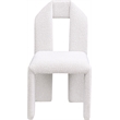 Meridian Furniture Bennett Cream Boucle Fabric Dining Chair (Set of 2)