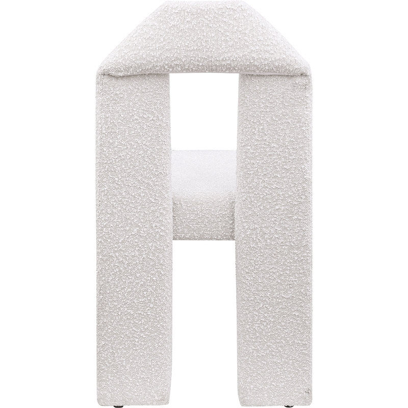 Meridian Furniture Bennett Cream Boucle Fabric Dining Chair (Set of 2)