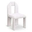 Meridian Furniture Bennett Cream Boucle Fabric Dining Chair (Set of 2)