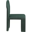 Meridian Furniture Bennett Green Boucle Fabric Dining Chair (Set of 2)