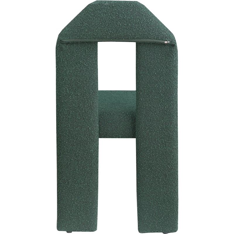 Meridian Furniture Bennett Green Boucle Fabric Dining Chair (Set of 2)