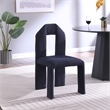 Meridian Furniture Bennett Navy Boucle Fabric Dining Chair (Set of 2)