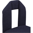 Meridian Furniture Bennett Navy Boucle Fabric Dining Chair (Set of 2)