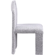Meridian Furniture Bennett Grey Boucle Fabric Dining Chair (Set of 2)