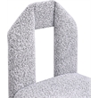 Meridian Furniture Bennett Grey Boucle Fabric Dining Chair (Set of 2)