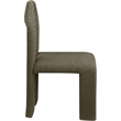 Meridian Furniture Bennett Olive Boucle Fabric Dining Chair (Set of 2)