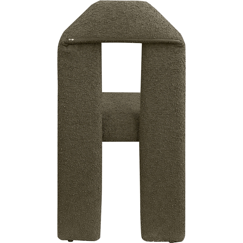 Meridian Furniture Bennett Olive Boucle Fabric Dining Chair (Set of 2)