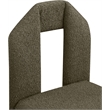 Meridian Furniture Bennett Olive Boucle Fabric Dining Chair (Set of 2)