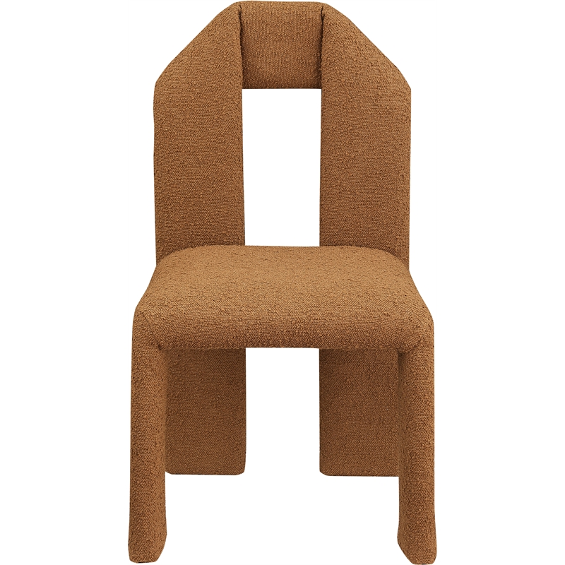 Meridian Furniture Bennett Saddle Boucle Fabric Dining Chair (Set of 2)