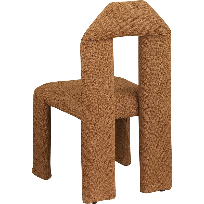 Meridian Furniture Bennett Saddle Boucle Fabric Dining Chair (Set of 2)
