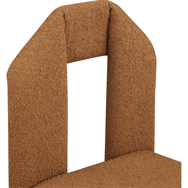 Meridian Furniture Bennett Saddle Boucle Fabric Dining Chair (Set of 2)