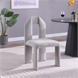 Meridian Furniture Bennett Taupe Boucle Fabric Dining Chair (Set of 2)