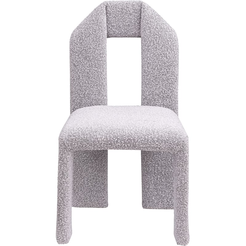 Meridian Furniture Bennett Taupe Boucle Fabric Dining Chair (Set of 2)