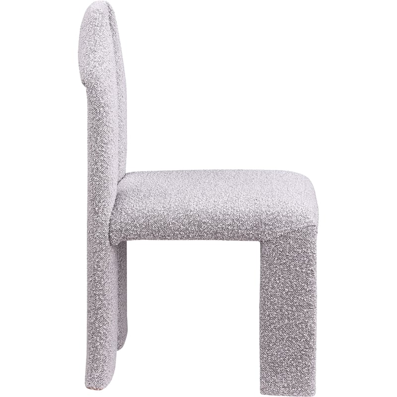 Meridian Furniture Bennett Taupe Boucle Fabric Dining Chair (Set of 2)
