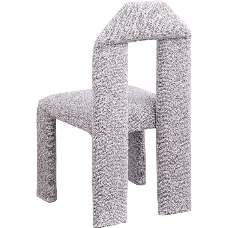 Meridian Furniture Bennett Taupe Boucle Fabric Dining Chair (Set of 2)