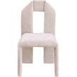 Meridian Furniture Bennett Beige Chenille Fabric Dining Chair (Set of 2)
