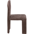 Meridian Furniture Bennett Brown Chenille Fabric Dining Chair (Set of 2)
