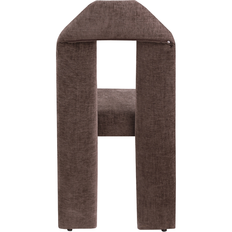Meridian Furniture Bennett Brown Chenille Fabric Dining Chair (Set of 2)