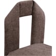 Meridian Furniture Bennett Brown Chenille Fabric Dining Chair (Set of 2)