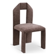Meridian Furniture Bennett Brown Chenille Fabric Dining Chair (Set of 2)