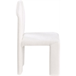 Meridian Furniture Bennett Cream Chenille Fabric Dining Chair (Set of 2)