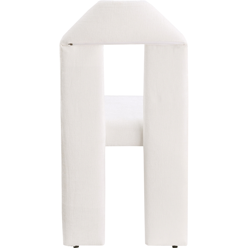 Meridian Furniture Bennett Cream Chenille Fabric Dining Chair (Set of 2)
