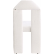 Meridian Furniture Bennett Cream Chenille Fabric Dining Chair (Set of 2)