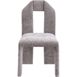Meridian Furniture Bennett Grey Chenille Fabric Dining Chair (Set of 2)