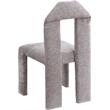 Meridian Furniture Bennett Grey Chenille Fabric Dining Chair (Set of 2)