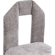 Meridian Furniture Bennett Grey Chenille Fabric Dining Chair (Set of 2)