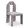Meridian Furniture Bennett Grey Chenille Fabric Dining Chair (Set of 2)