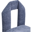 Meridian Furniture Bennett Light Blue Chenille Fabric Dining Chair (Set of 2)