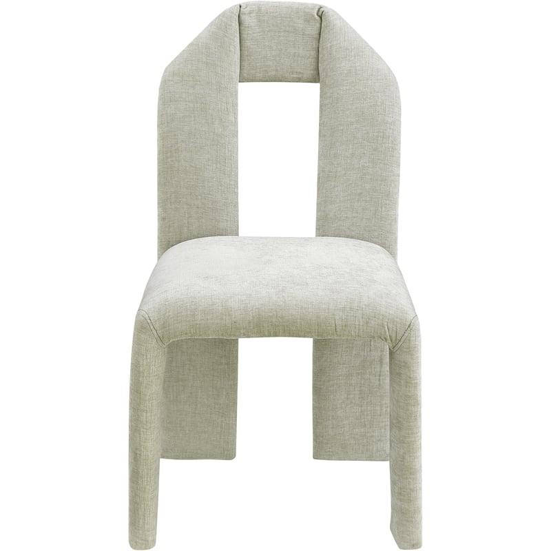 Meridian Furniture Bennett Mint Chenille Fabric Dining Chair (Set of 2)