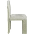 Meridian Furniture Bennett Mint Chenille Fabric Dining Chair (Set of 2)